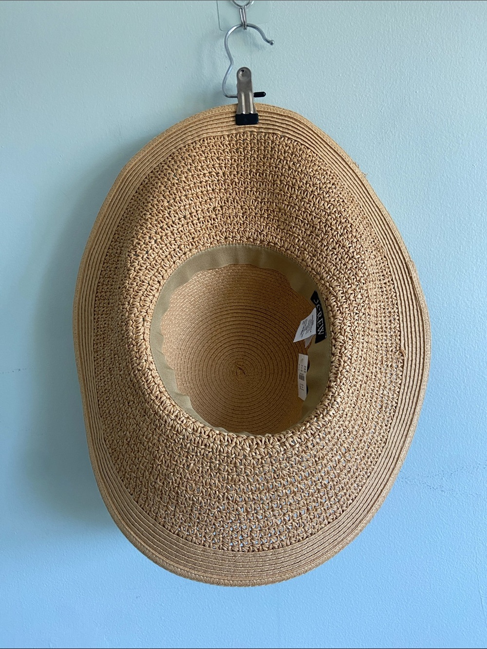 J. Crew Woven Straw Sun Hat in Natural Tan - Picture 6 of 6